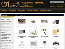 Tablet Screenshot of golden-mileo.com